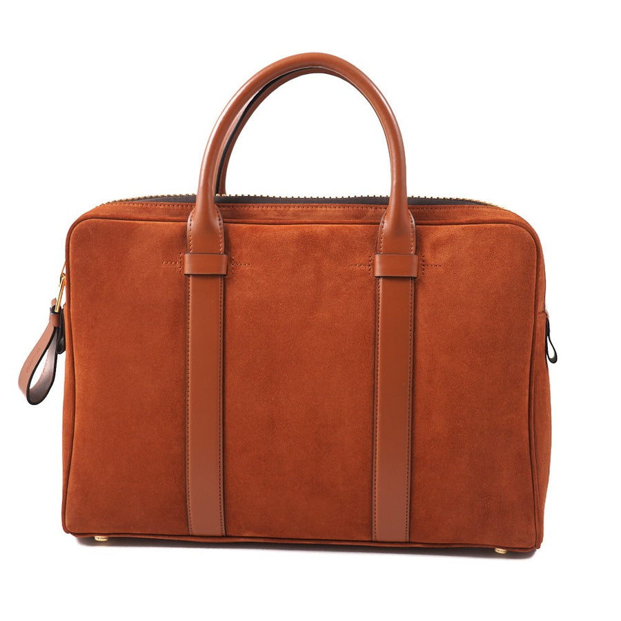 Tom Ford 'Buckley' Briefcase in Orange Suede – Top Shelf Apparel