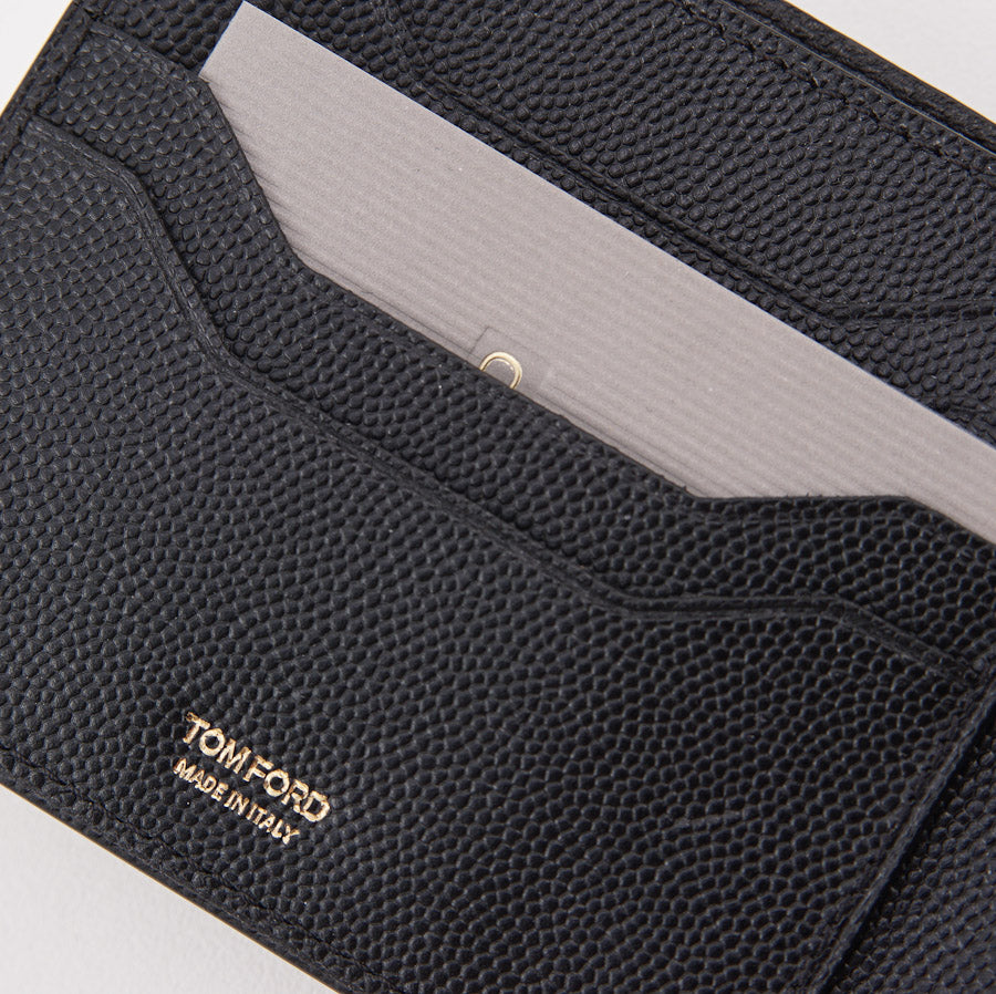 Tom Ford Pebbled Bi-Fold Wallet with Coin Pocket – Top Shelf Apparel