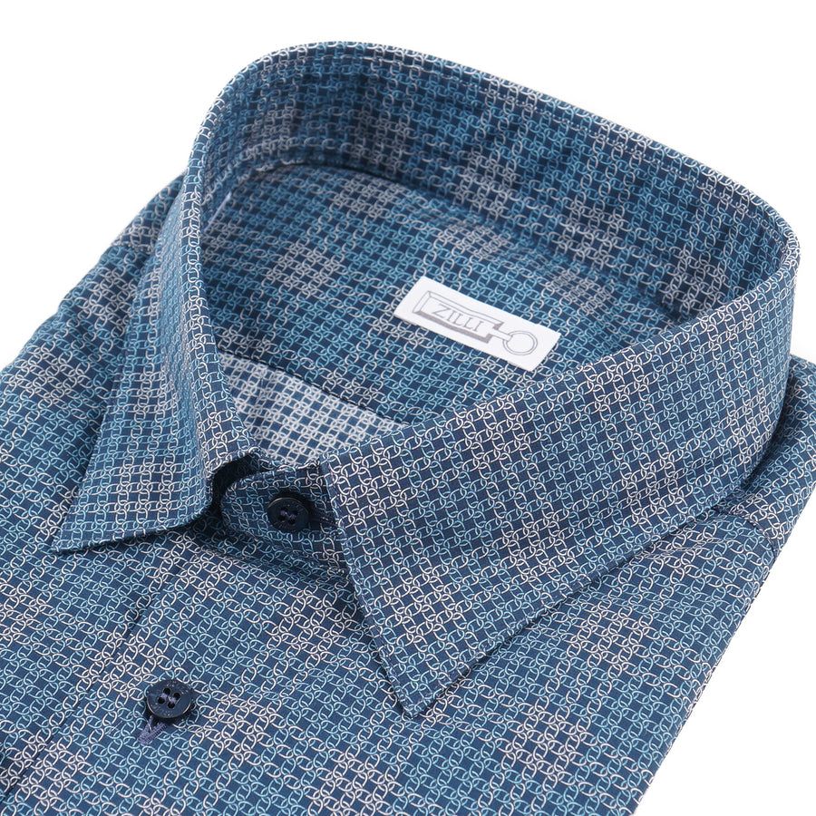 Zilli Cotton Shirt with Interlocking Print – Top Shelf Apparel