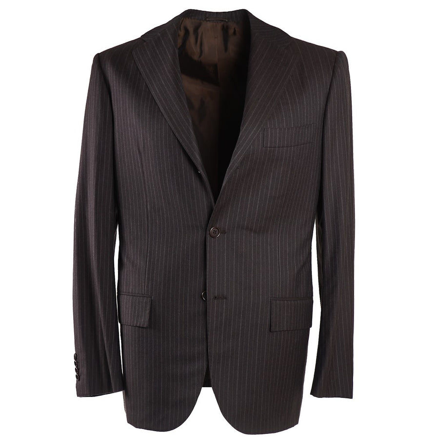 Kiton Chalk Stripe Super 180s Wool Suit – Top Shelf Apparel