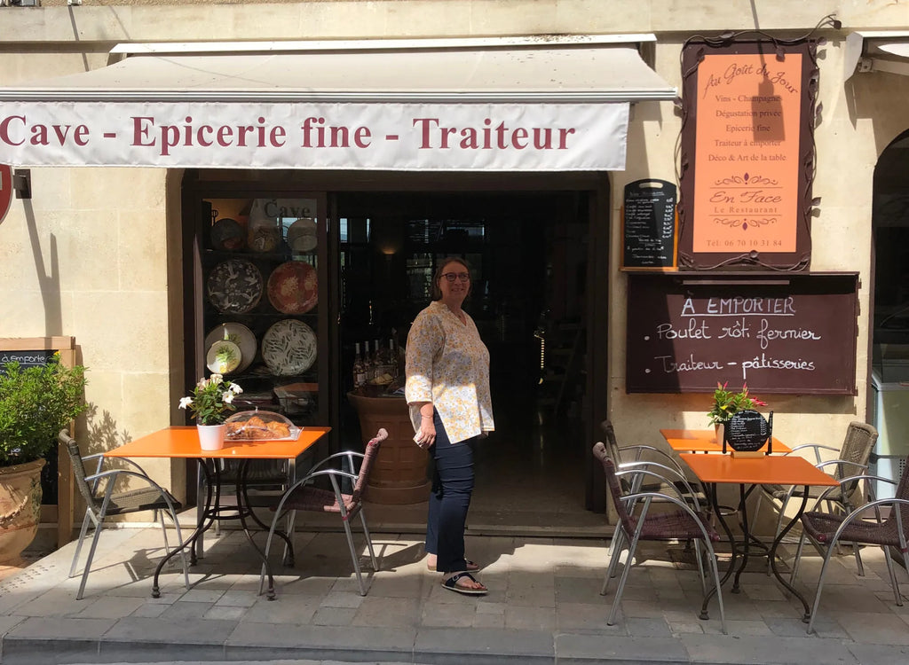 Marie Pierre, owner of Au Gout du Jour in Menerbes