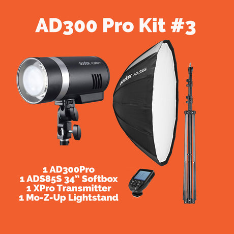 Godox AD300Pro Kit Dual Flashes AD300 Pro with Backpack and Accessories - –  CameraStuff