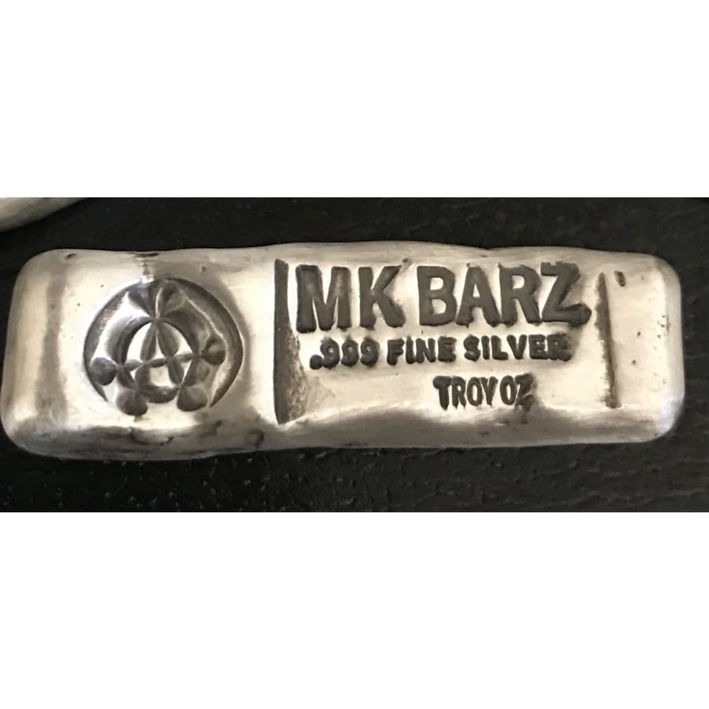 modvirke pige tommelfinger 1 Troy Oz. "Anarchy Kit Kat" Antiqued Patina Stamped .999 Fine Silver – MK  BARZ AND BULLION