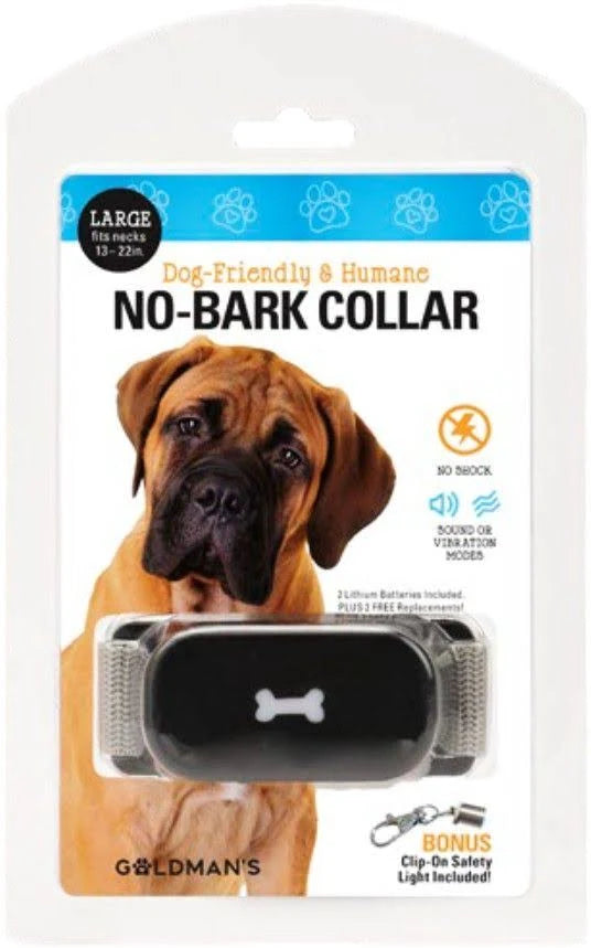 Goldman's No-Bark Training Dog Collar Friendly and Humane