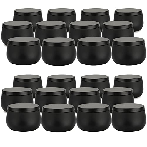 Candle Tin Cans 24 Pieces,Candle Containers Candle Jars with Lids