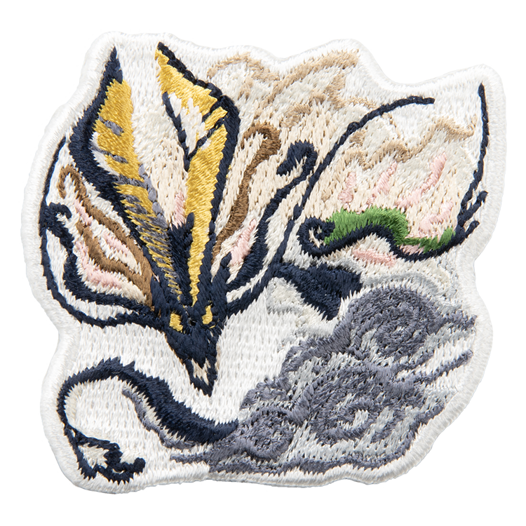 モンスターハンター 刺繍ステッカー (アマツマカヅチ)