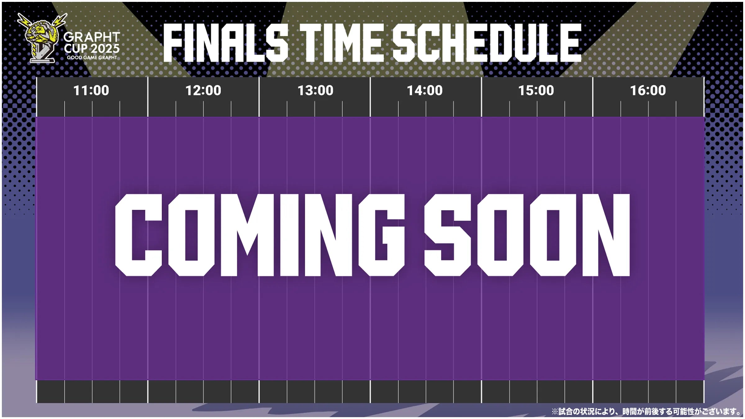 FINALS TIME SCHEDULE