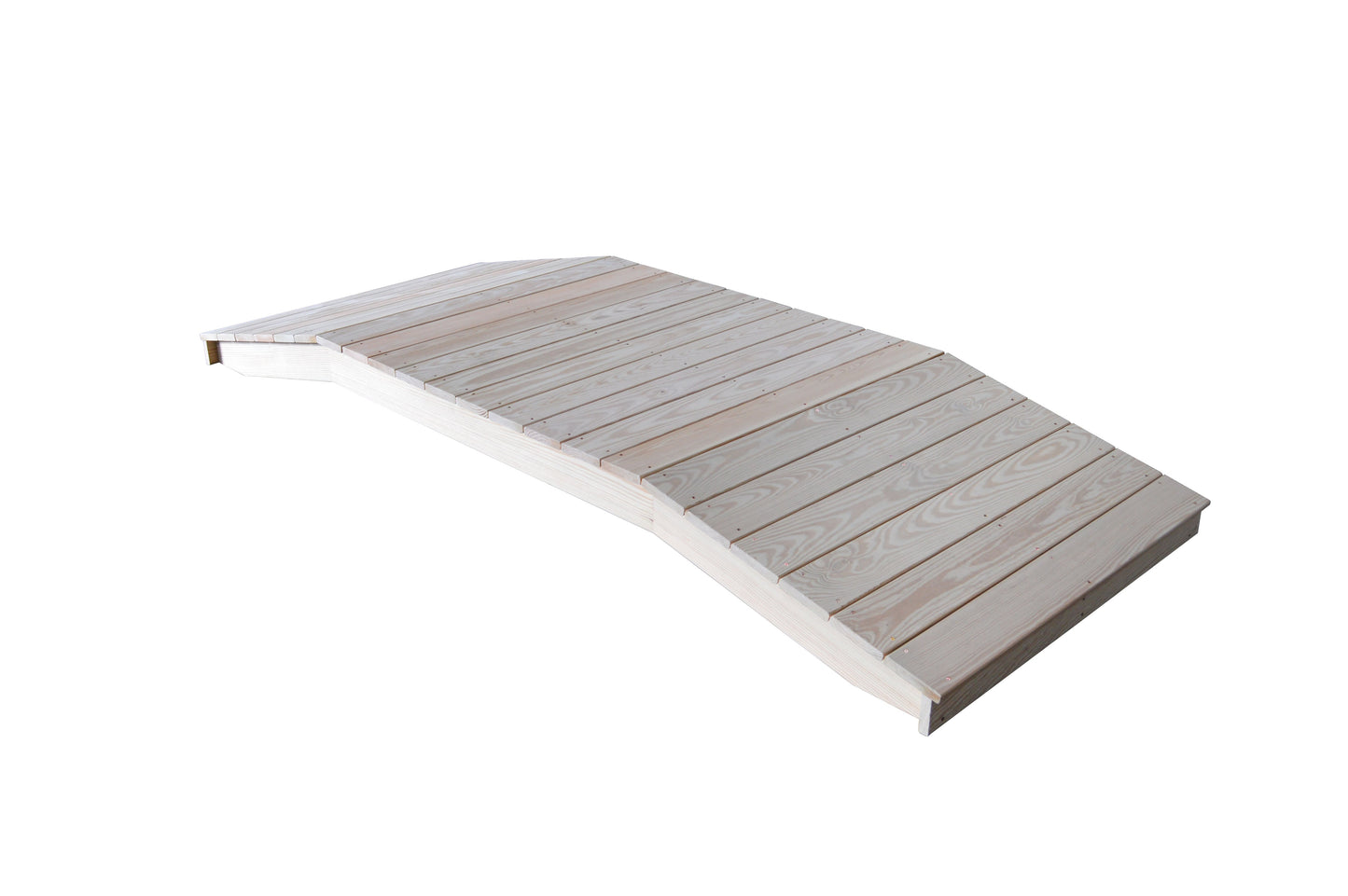 A&L Furniture Pressure Treated Pine 4' x  12' Standard Plank Bridge - LEAD TIME TO SHIP 10 BUSINESS DAY