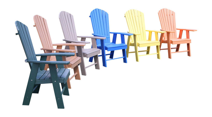 A&L Furniture Outdoor Upright Adirondack Chair | Rocking Furniture