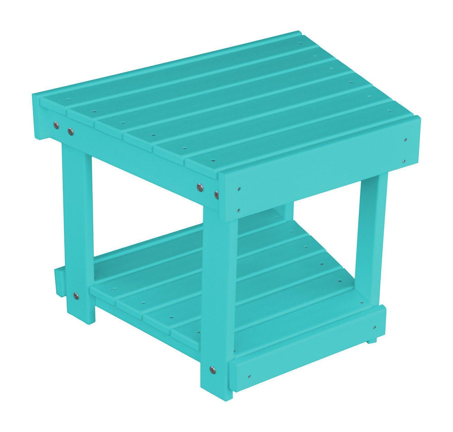 A&L Furniture Company Recycled Plastic Poly New Hope Bench/Side Table - LEAD TIME TO SHIP 2 WEEKS