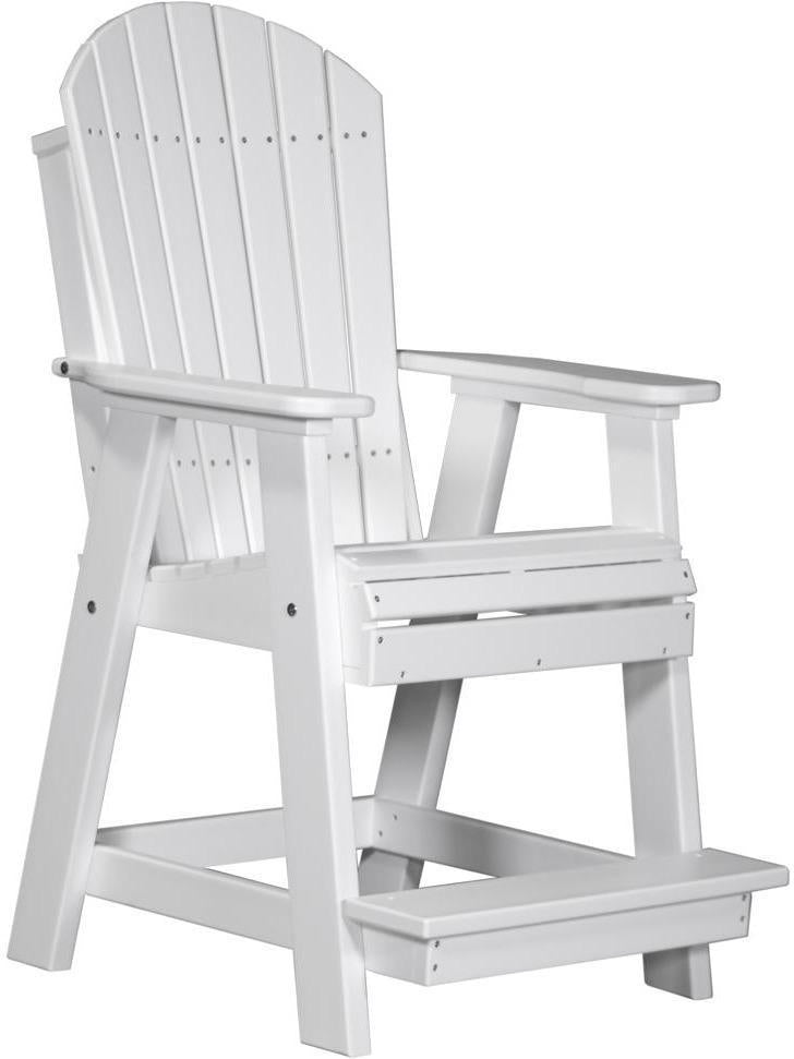 LuxCraft Balcony Adirondack Chair with Footrest Rocking 