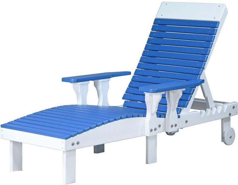 LuxCraft Outdoor Lounge Chair Recycled Plastic Model 