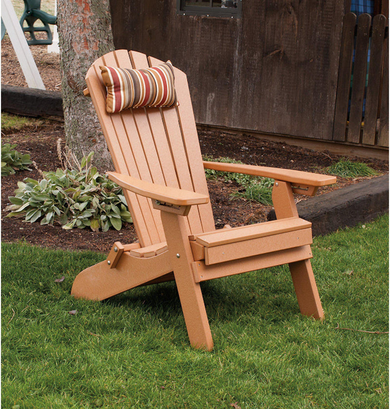 Folding Adirondack Chair With Pullout Ottoman - All Weather