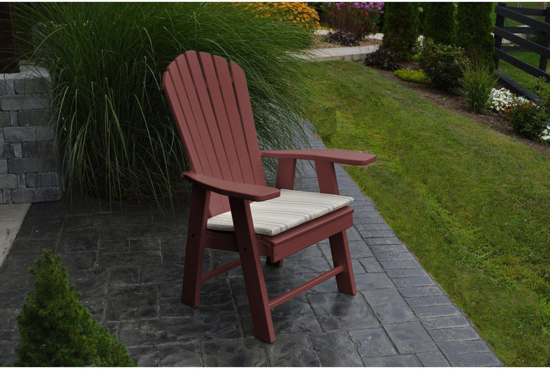 Outdoor A&amp;L Furniture Co. Poly Upright Adirondack Chair 