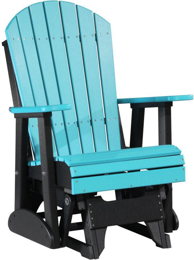 LuxCraft Adirondack Recycled Plastic 2'Glider Chair ...