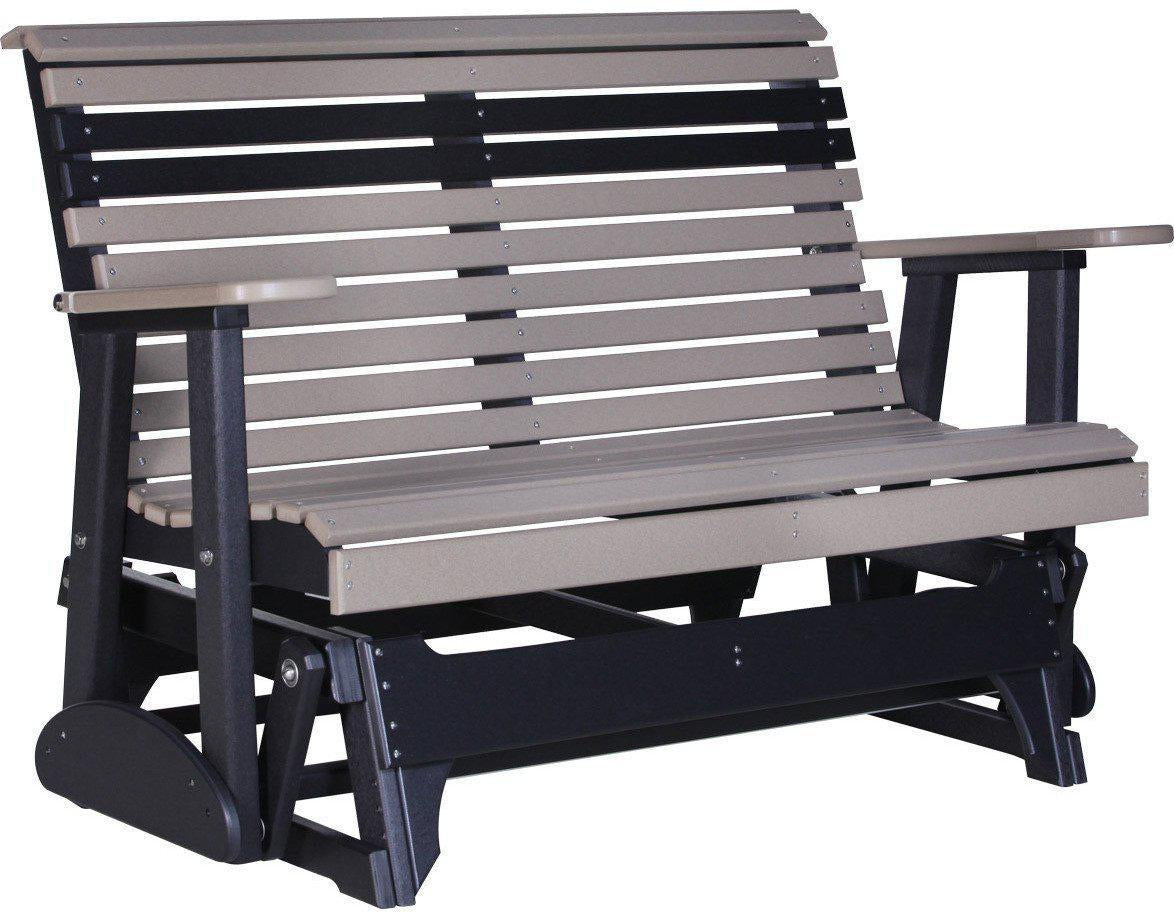 wood rollback glider bench