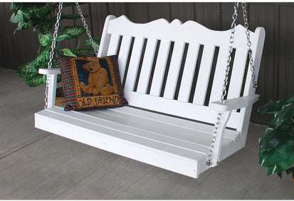 A L Furniture Company Royal English Recycled Plastic 4ft Porch Swing Ships Free In 5 7 Business Days