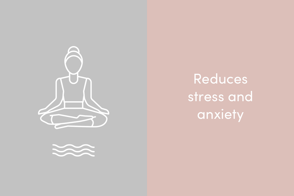 Reduces stress and anxiety