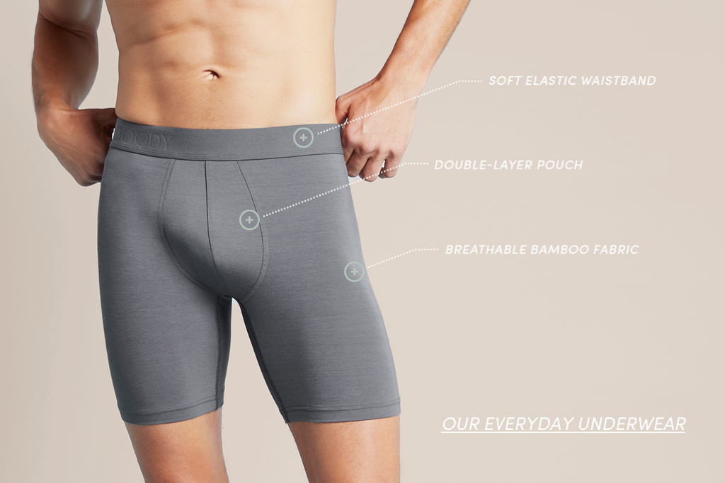 Charcoal Bamboo Underwear - Men's Boxers – 'ohe underwear