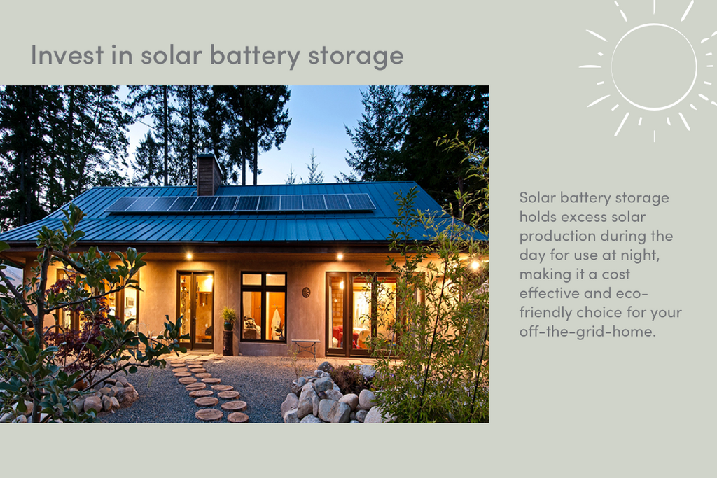 Invest in solar storage