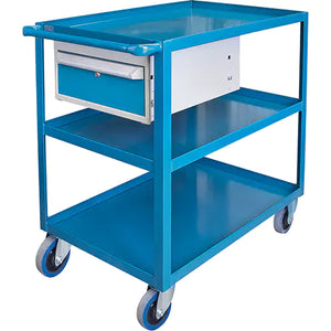 Heavy-Duty Shelf Cart with Drawer - URATECH USA INC