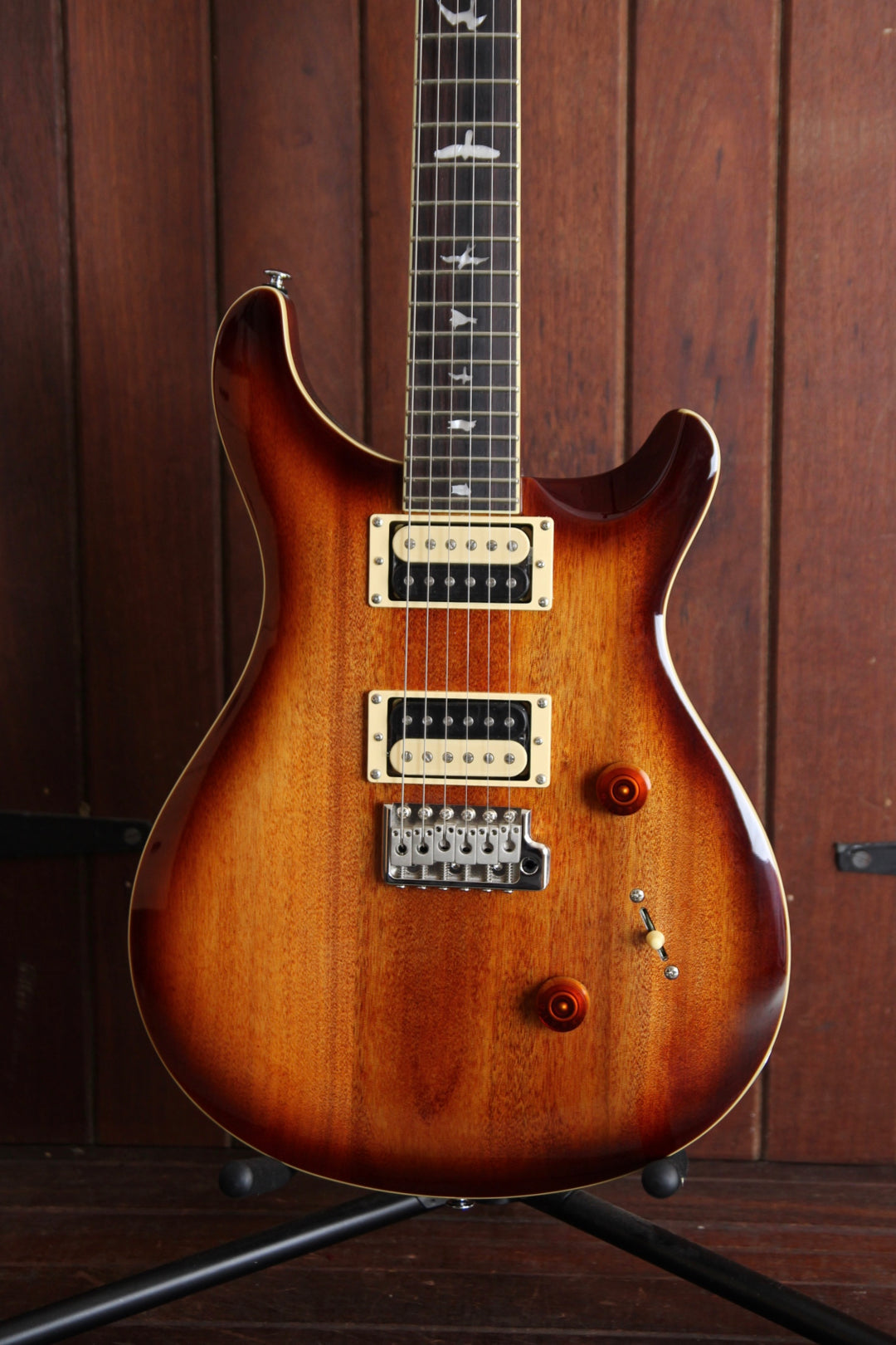 prs se custom 24 tobacco sunburst