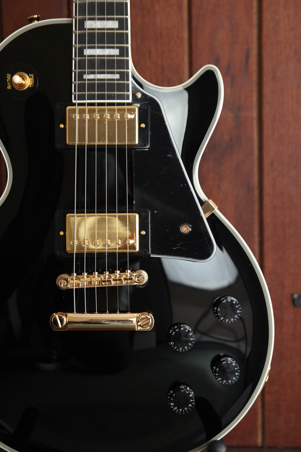 ebony epiphone les paul custom