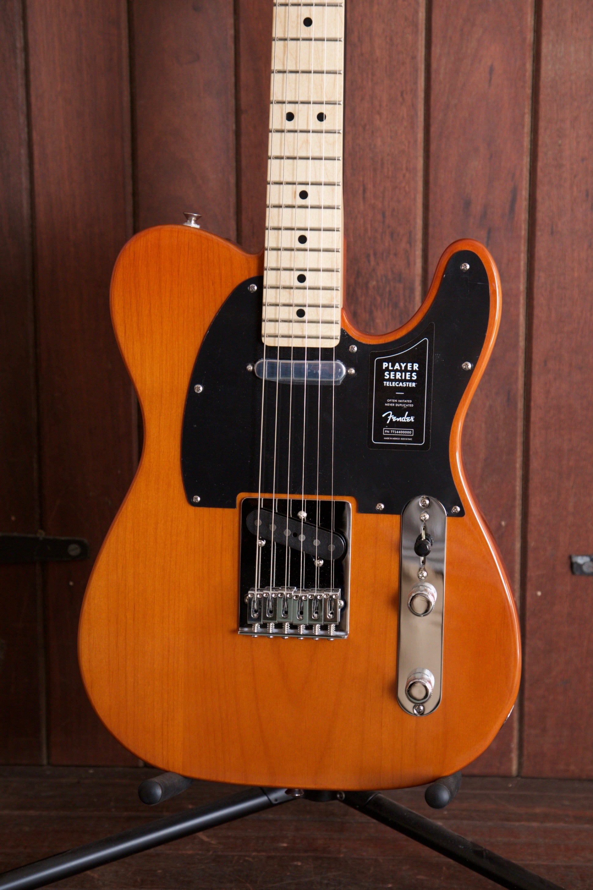 fender player telecaster aged natural