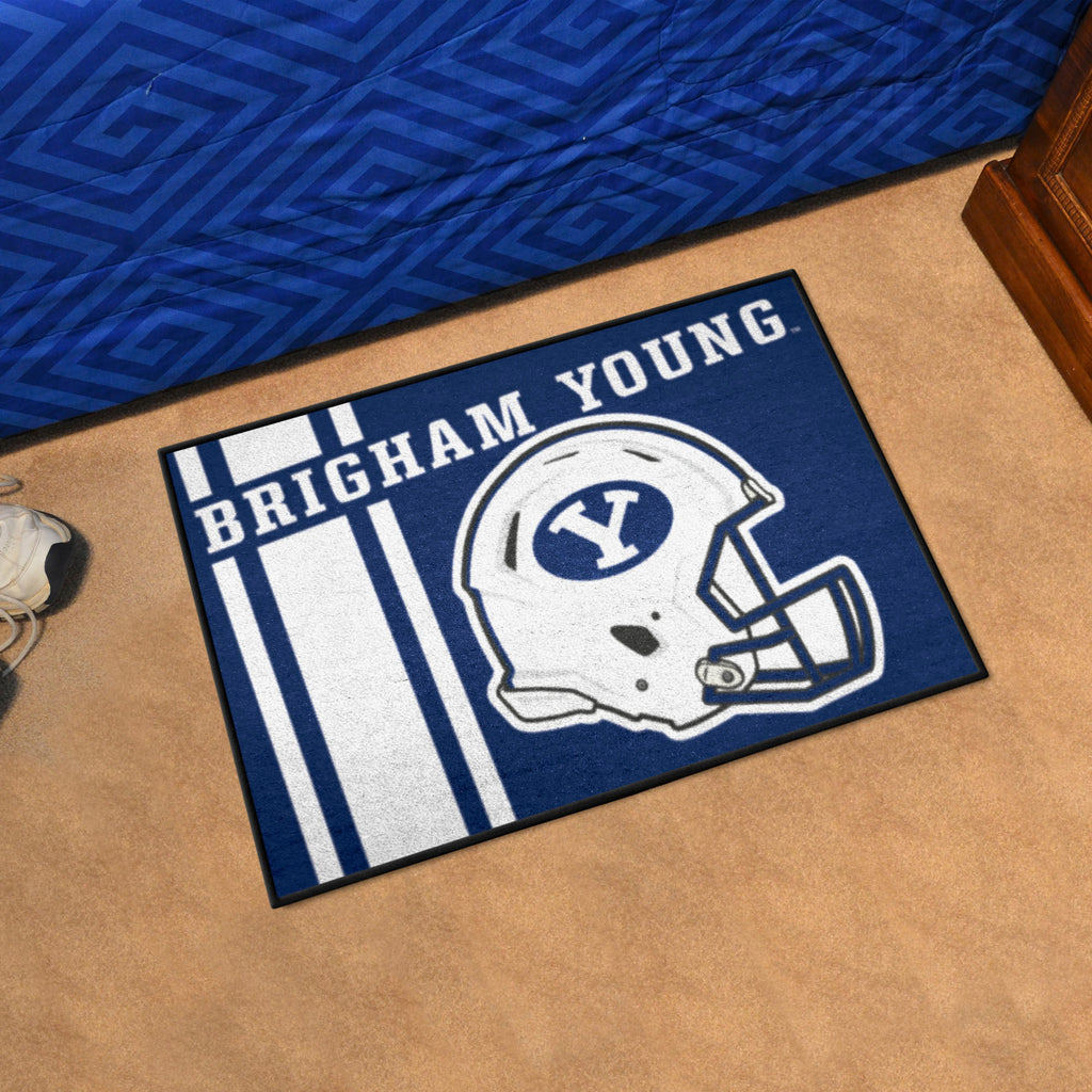 BYU Cougars Starter Mat Accent Rug - 19in. x 30in., Unifrom Design