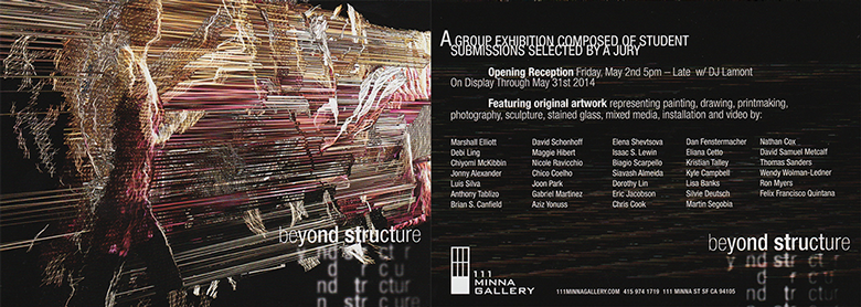 Suspended Motion Series print featured in “Beyond Structure”