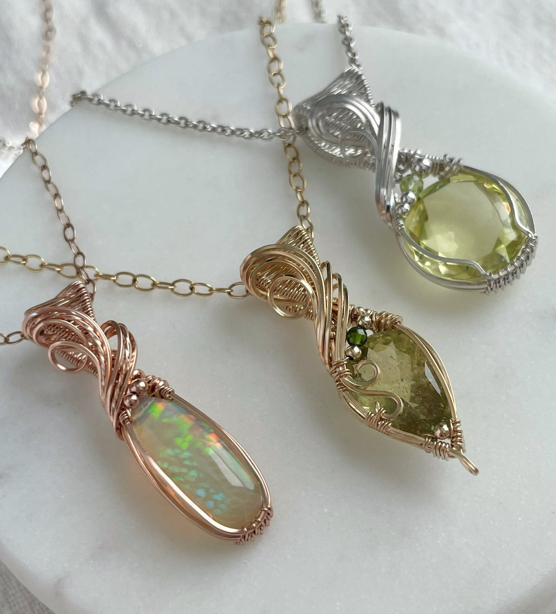 Uniquely wrapped crystal jewelry – Nicole Burch Jewelry