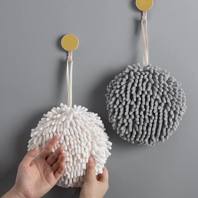 Ultra-Absorbent Fleece Hand Towel Ball