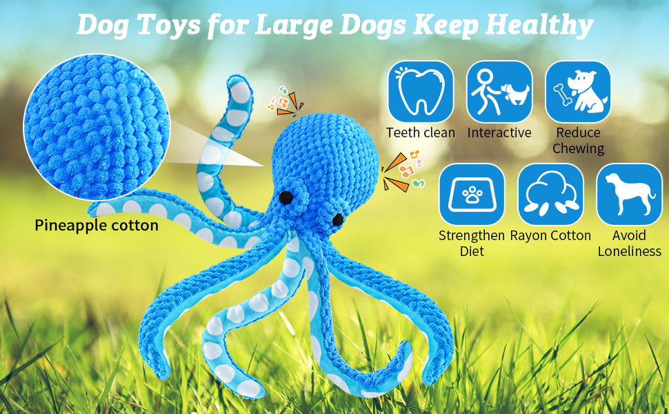 Octopus dog toys keep your dog healthy