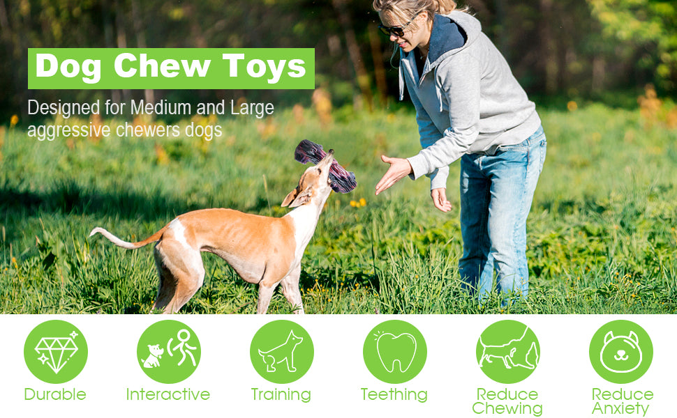 Bark Chew Bone Dog Chew Toys Single Pack for Dogs to Chew