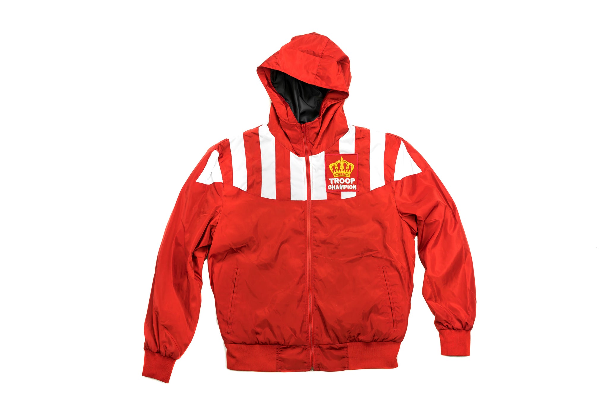 red champion wind breaker