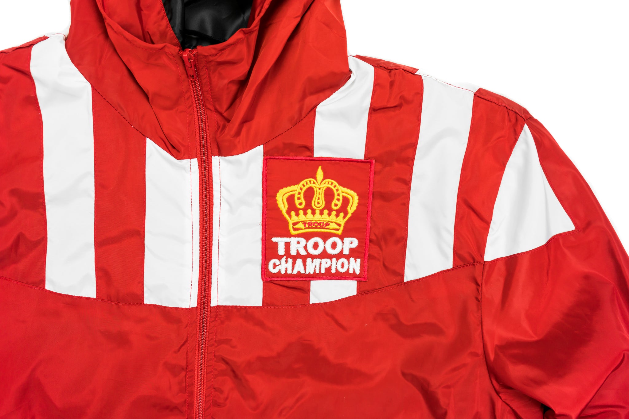 red windbreaker champion