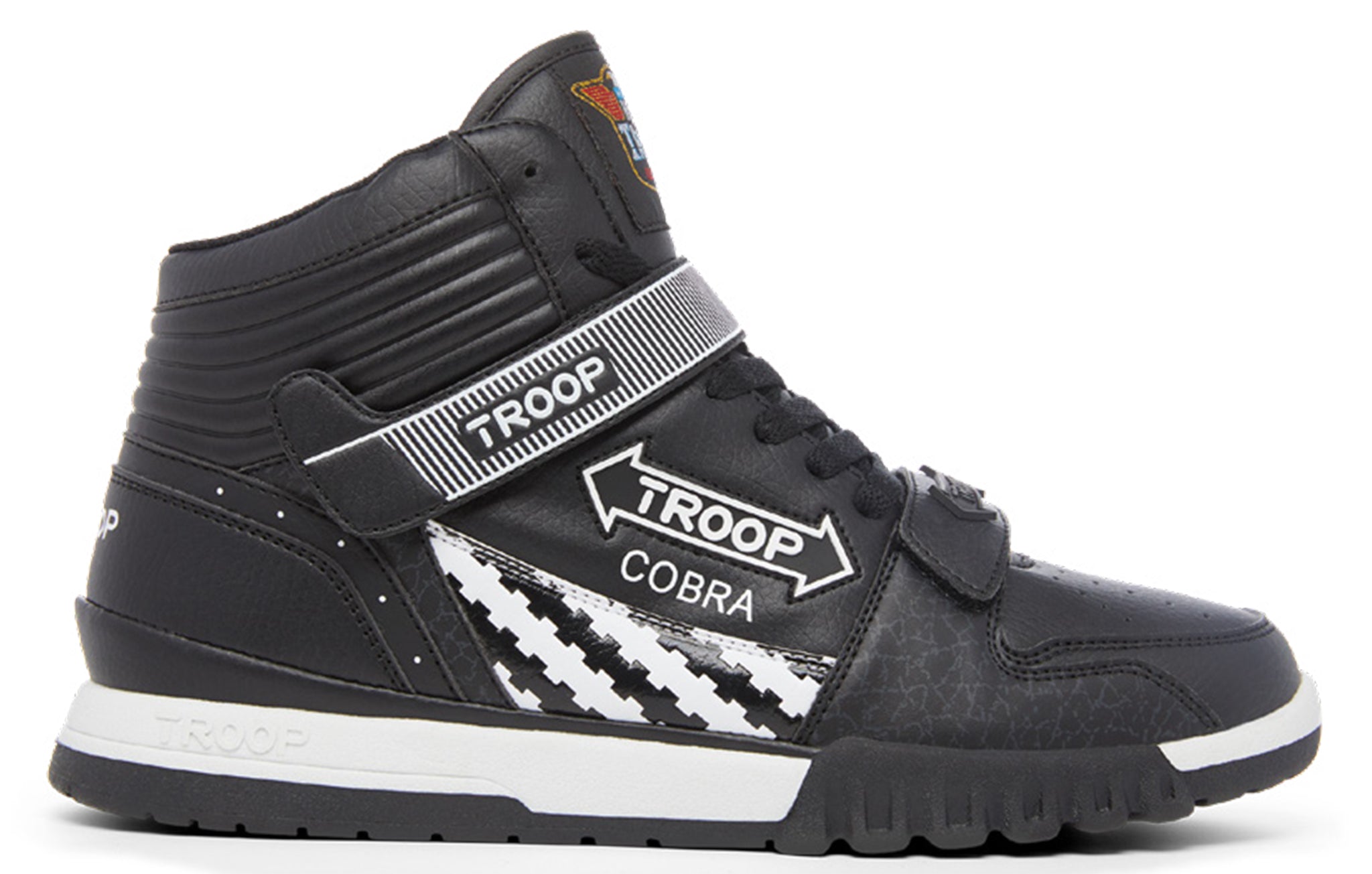 Troop Cobra Mid Black/White - World of 