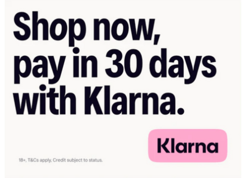 Klarna Pay in 30 Days Banner