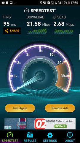 Speed Test - Helsinki, Finland