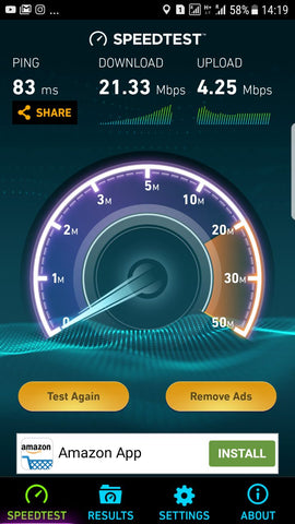 Speedtest - Prague, Czech Republic