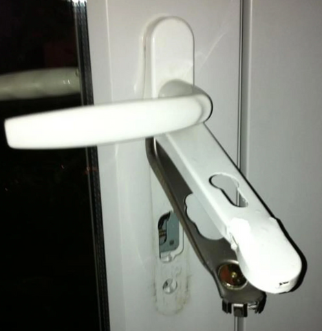 French door handlebar lock