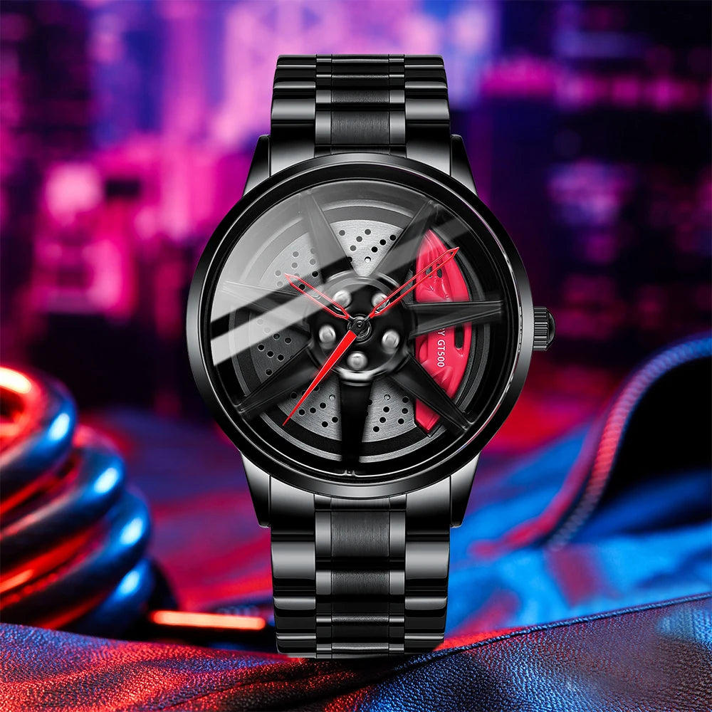 CAR WHEEL WATCH | WATERPROOF STAINLESS STEEL