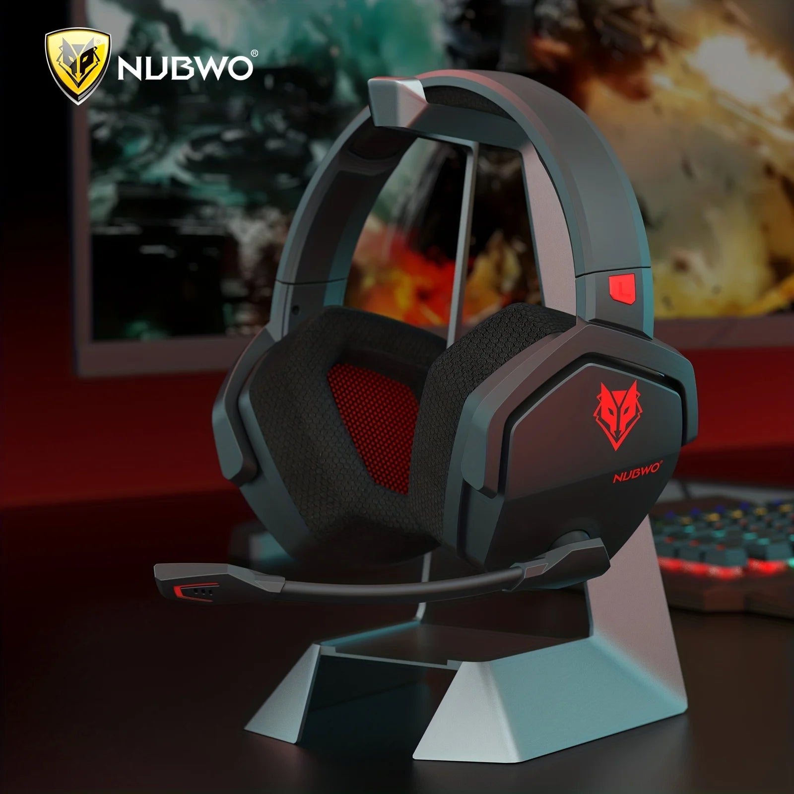 NUBWO G06 Wireless Gaming Headset Dual Mode 2.4GHz