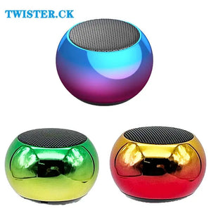 Wireless Bluetooth Speaker Portable Small Steel Gun Metal Heavy Stereo - Wunderliq Tech