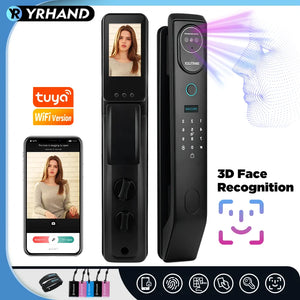 YRHAND V8 Tuya Wifi 3D Face Smart Door Lock - Wunderliq Tech