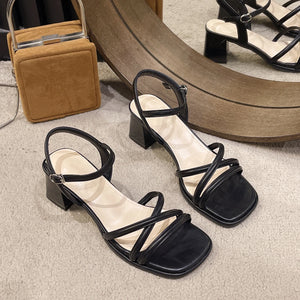 Casual Low Heels Sandals - Look Love Lust