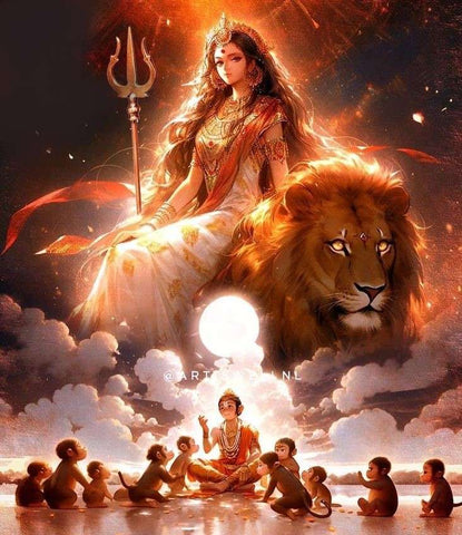 who can defeat lord hanuman - Goddess Durga