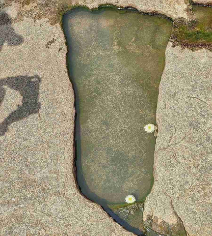 Lord Hanuman's real foot print