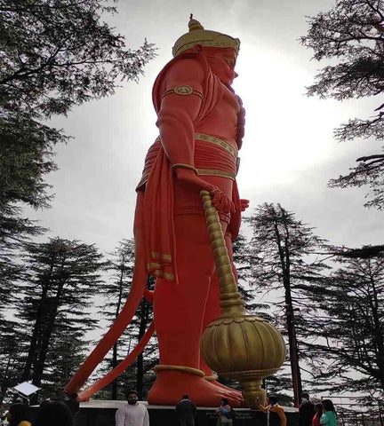 Jhaku Hill Hanuman statue