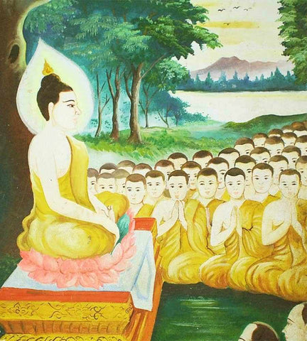 where did buddha preach his first sermon